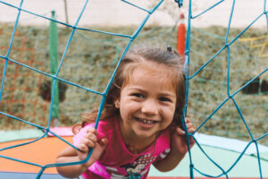 girl playing